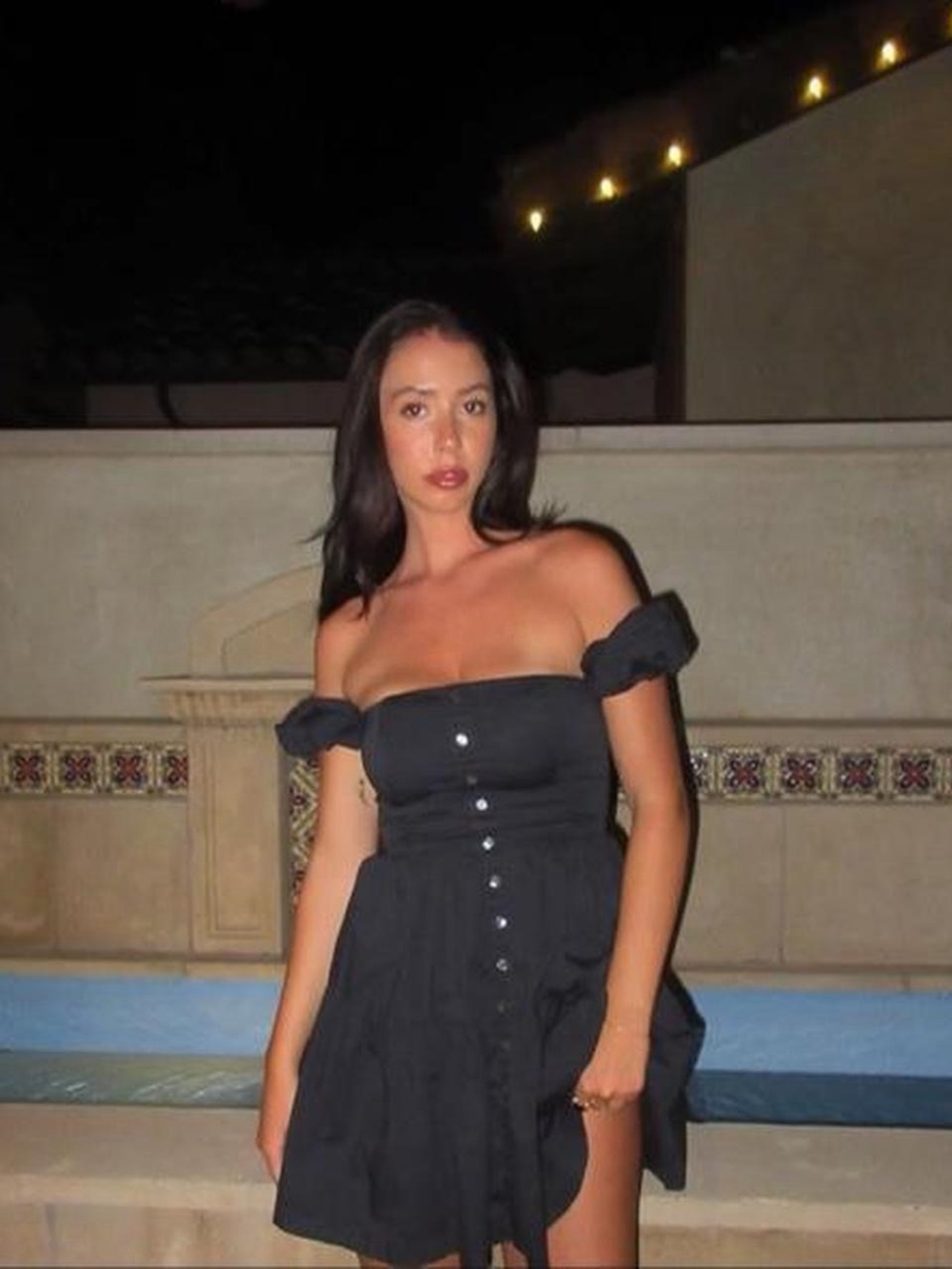 STAUD Black Mini Dress